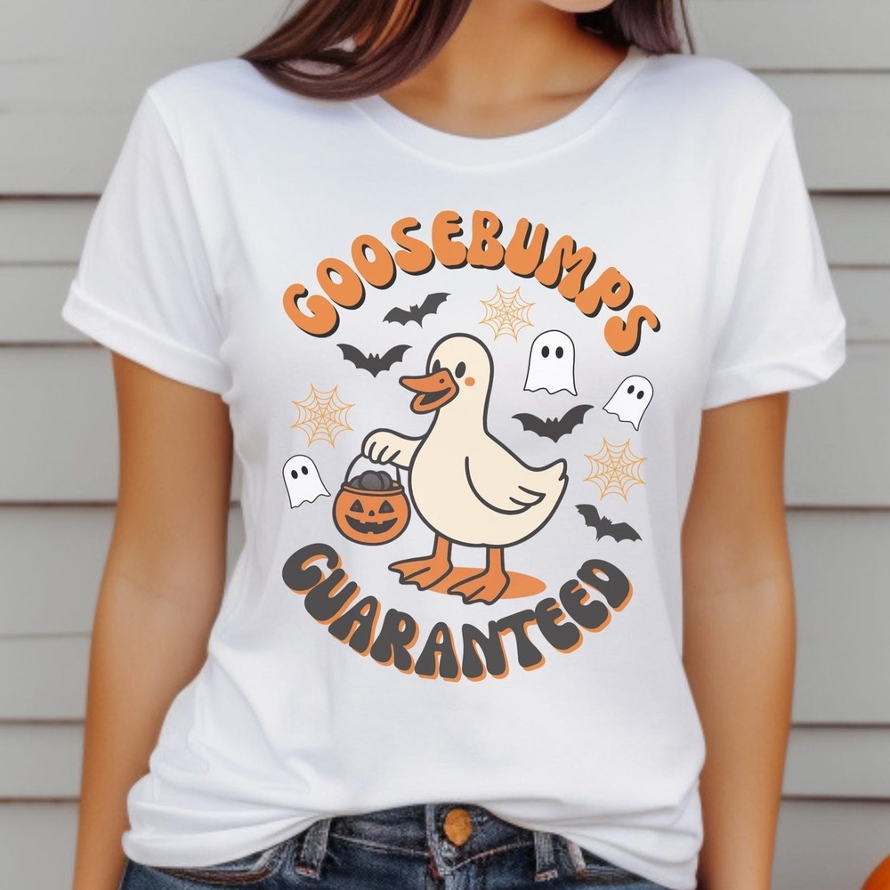 Halloween Goose T-Shirt Spooky Season Funny Tee